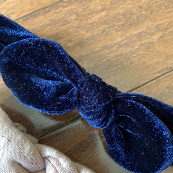 Kate Quinn & Baby Gap Baby Girl Headbands - Bundle of 3 - Velvet Cotton Floral - Picture 4 of 6